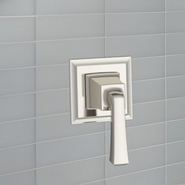 Click here to see American Standard T455430.013 American Standard Town Square S Single-Handle Diverter Valve Trim Kit, Lever Handle, Less Valve, Polished Nickel - T455430.013