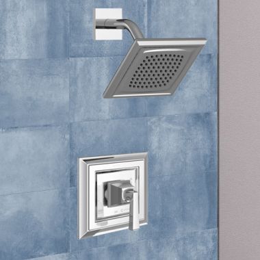 Click here to see American Standard TU455501.002 American Standard Town Square S Shower Faucet with Lever Handle, Pressure Balance Cartridge, Trim Only, 2.5 GPM, Chrome - TU455501.002