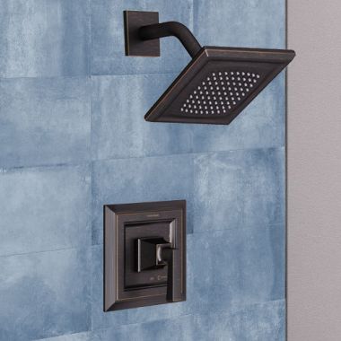 Click here to see American Standard TU455501.278 American Standard Town Square S Pressure Balance Shower Only Trim, Pressure Balance Cartridge, With Lever Handle, Legacy Bronze, 2.5 GPM - TU455501.278