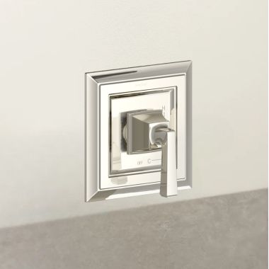 Click here to see American Standard TU455500.013 American Standard Town Square S Pressure Balance Valve Trim with Double Ceramic Cartridge, ADA, Polished Nickel - TU455500.013