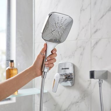 Click here to see  26552000 GROHE RAINSHOWER SmartActive 130 3-Spray Hand Shower, 1.75 GPM, StarLight Chrome - 26552000 