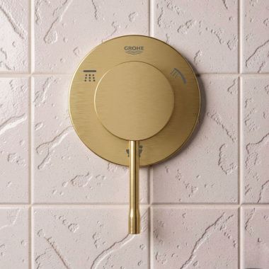 Click here to see  29203GN1 GROHE Essence 3-Function Round Diverter Valve Trim, Brushed Cool Sunrise - 29203GN1