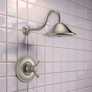 Click here to see Brizo T60210-BN-2.5 Brizo Traditional Tempassure Thermostatic Shower Only Trim, 2.5 GPM, Brilliance Brushed Nickel - T60210-BN-2.5