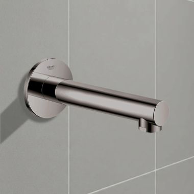 Click here to see  13274A01 GROHE Concetto Wall-Mount Single-Hole Installation Non-Diverter Tub Spout, 6-11/16