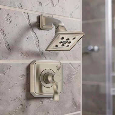 Click here to see BRIZO T60230-BN Brizo Virage Tempassure Thermostatic Shower Only Trim, 1.75 GPM, Watersense, Brilliance Brushed Nickel - T60230-BN