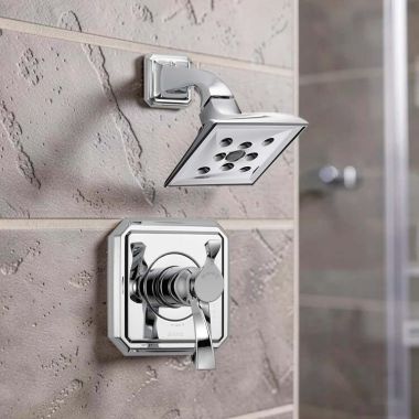 Click here to see Brizo T60230-PC Brizo Virage Tempassure Thermostatic Shower Only Trim, 1.75 GPM, Watersense, Polished Chrome - T60230-PC