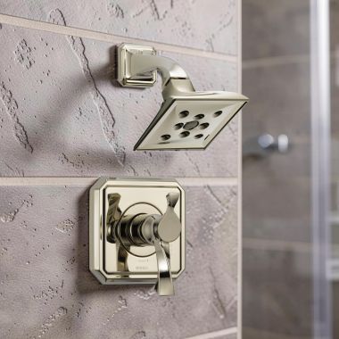 Click here to see BRIZO T60230-PN Brizo Virage Tempassure Thermostatic Shower Only Trim, 1.75 GPM, Watersense, Brilliance Polished Nickel - T60230-PN