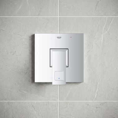 Click here to see  14469000 GROHE Eurocube Pressure Balance Valve Trim with Cartridge, Chrome - 14469000
