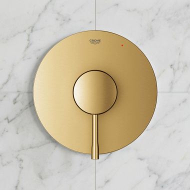 Click here to see  14472GN0 GROHE Essence Pressure Balance Valve Trim With Cartridge, 5.2 GPM Bottom, 3.0 GPM Top, Brushed Cool Sunrise - 14472GN0