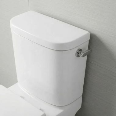 Click here to see Grohe 39680000 GROHE Essence 1.28 GPF Right-Hand Toilet Tank, Alpine White, Vitreous China - 39680000