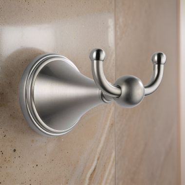 Click here to see Brizo 69535-BN Brizo Traditional Double Robe Hook, Brilliance Brushed Nickel - 69535-BN