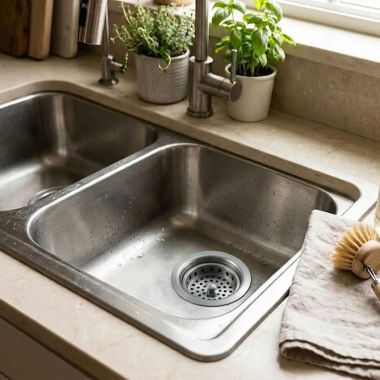 Click here to see Mountain Plumbing Products MT7799EV/BRS Mountain Plumbing Extended Waste Disposer Strainer and Basket Stopper for 3-Bolt Mount, Brushed Stainless Steel - MT7799EV/BRS