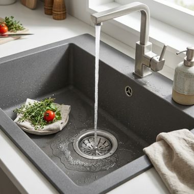 Click here to see  MT310/BRS Mountain Plumbing Kitchen Sink Strainer, Brushed Stainless Steel - MT310/BRS