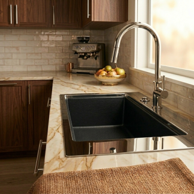 Click here to see Mountain Plumbing Products MT957R/PN Mountain Plumbing Deluxe Round Raised Waste Disposer Air Switch, Freedom Mount, Polished Nickel - MT957R/PN 