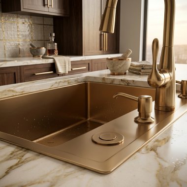 Click here to see Mountain Plumbing Products MT957/CHBRZ Mountain Plumbing Deluxe Round Flush Waste Disposer Air Switch, Freedom Mount, Champagne Bronze - MT957/CHBRZ