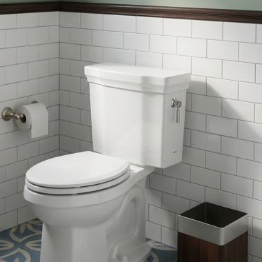 Click here to see TOTO USA INC ST403ER#01 TOTO Promenade II Toilet Tank only, 1.28 GPF, Right Hand Trip, Cotton White - ST403ER#01