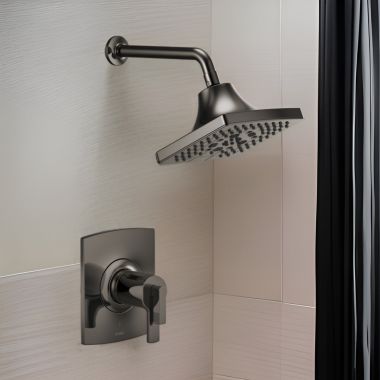 Click here to see Brizo T60206-BNXLHP Brizo Kintsu TempAssure Thermostatic Shower Only Trim, Less Handle, 1.75 GPM, Brilliance Black Onyx - T60206-BNXLHP