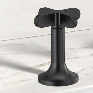 Click here to see  HX5375-BL Brizo Jason Wu High-Cross Handle for Jason Wu Collection Widespread Lavatory Faucets, ADA-Compliant, Matte Black - HX5375-BL