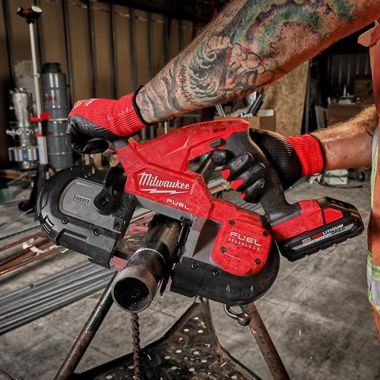 Click here to see Milwaukee 2829-22 Milwaukee M18 FUEL Brushless Cordless Compact Band Saw Kit with (2) 3.0Ah Batteries and Charger - 2829-22