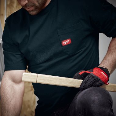 Click here to see Milwaukee 601BL-XL Milwaukee Extra Large Blue Short Sleeve Heavy Duty Pocket T-Shirt - 601BL-XL