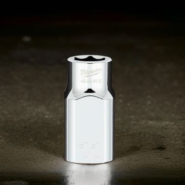 Click here to see Milwaukee 45-34-9112 Milwaukee 11mm Metric 6-Point Socket with 1/2