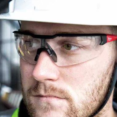 Click here to see Milwaukee 48-73-2012 Milwaukee Clear Safety Glasses with Fog-Free Lenses and Flexible Nose Bridge - 48-73-2012