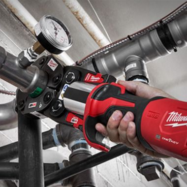 Click here to see Milwaukee 2922-20 Milwaukee M18 Brushless Cordless FORCE LOGIC Press Tool with ONE-KEY, Tool Only - 2922-20