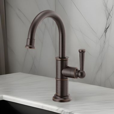 Click here to see Brizo 61325LF-C-RB Brizo Artesso Single-Handle Cold Water Beverage Faucet, DIAMOND Seal, Lever Handle, ADA, 1.5 GPM, Venetian Bronze - 61325LF-C-RB