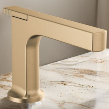 Click here to see Brizo 65006LF-GL Brizo Kintsu Single-Handle Deck-Mount Lavatory Faucet, 1.5 GPM, Brilliance Luxe Gold - 65006LF-GL