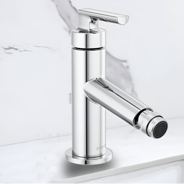 Click here to see Brizo 68106-PC Brizo Kintsu Single-Handle Bidet Faucet with Metal Pop-Up, Lever Handle, Single-Hole, Polished Chrome - 68106-PC