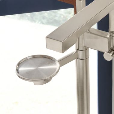 Click here to see Brizo 695506-NK Brizo Kintsu Tub Filler Accessory Kit with Wine Glass Holder, 7-1/4