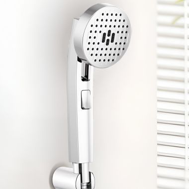 Click here to see Brizo 88006-PC Brizo Kintsu Multi-Function Handshower with Push-Button, Dual Check Valve, WaterSense, 1.75 GPM, Polished Chrome - 88006-PC