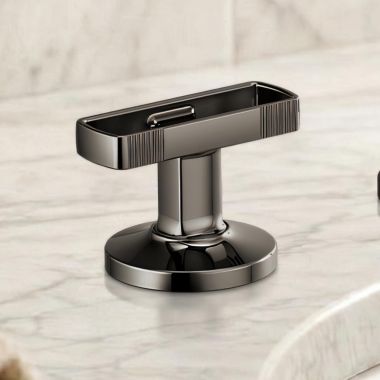 Click here to see Brizo HK5306-BNX Brizo Kintsu Widespread Lavatory Knob Handle Kit, Brilliance Black Onyx - HK5306-BNX