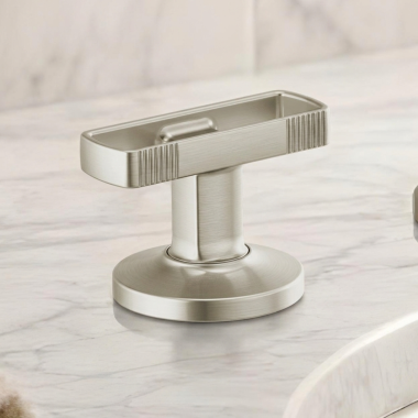 Click here to see Brizo HK5306-NK Brizo Kintsu Widespread Lavatory Knob Handle Kit, Brilliance Luxe Nickel - HK5306-NK