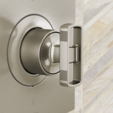 Click here to see Brizo HK6606-NK Brizo Kintsu Thermostatic Valve Trim Knob Handle Kit, Brilliance Luxe Nickel - HK6606-NK