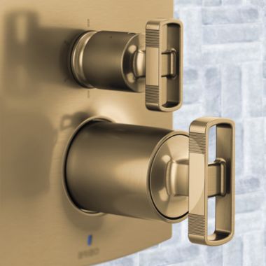 Click here to see Brizo HK75P06-GL Brizo Kintsu Pressure Balance Valve with Integrated Diverter Trim Knob Handle Kit, Brilliance Luxe Gold - HK75P06-GL