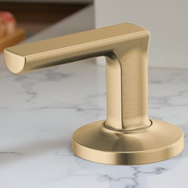 Click here to see Brizo HL5306-GL Brizo Kintsu Deck Mount Lever Handle Kit For 65306LF-GLLHP and 65306LF-GLLHP-ECO, Two Handles, Brilliance Luxe Gold - HL5306-GL