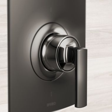 Click here to see Brizo HL6606-BNX Brizo Kintsu Sensori Thermostatic Valve Trim Lever Handle Kit, Brilliance Black Onyx - HL6606-BNX