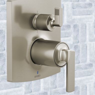 Click here to see Brizo HL75P06-NK Brizo Kintsu Pressure Balance Valve with Integrated Diverter Trim Lever Handle Kit, Brilliance Luxe Nickel - HL75P06-NK