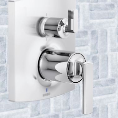 Click here to see Brizo HL75P06-PC Brizo Kintsu Pressure Balance Valve with Integrated Diverter Trim Lever Handle Kit, Polished Chrome - HL75P06-PC