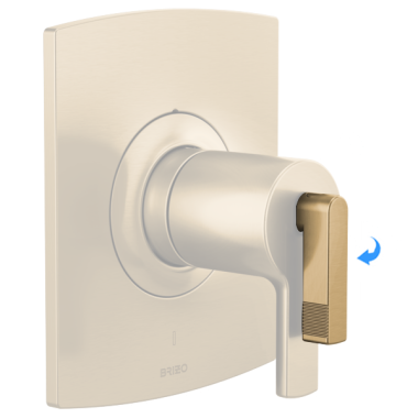 Click here to see Brizo RP101589GL Brizo Kintsu Temperature Control Lever Handle Assembly, Brilliance Luxe Gold - RP101589GL