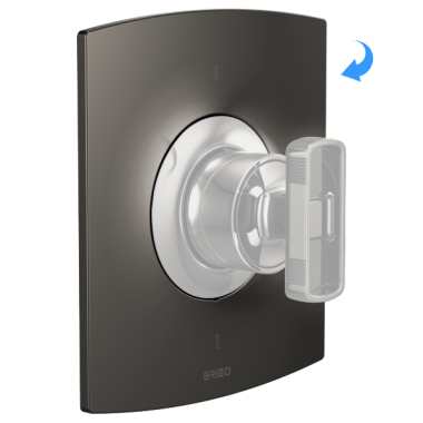 Click here to see Brizo RP101598BNX Brizo Kintsu Escutcheon, Brilliance Black Onyx - RP101598BNX