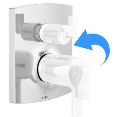 Click here to see Brizo RP101602PC Brizo Kintsu 3 Function Escutcheon Assembly and Valve Seal, Polished Chrome - RP101602PC