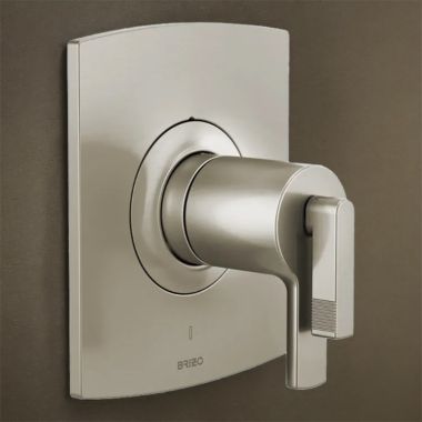 Click here to see Brizo T60006-NKLHP Brizo Kintsu TempAssure Thermostatic Valve Trim with Temperature and Volume Control, Brilliance Luxe Nickel - T60006-NKLHP