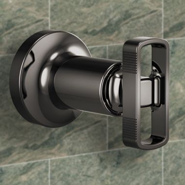 Click here to see Brizo T66608-BNX Brizo Kintsu Single Handle Volume Control Trim with Knob Handle, ADA, Brilliance Black Onyx - T66608-BNX