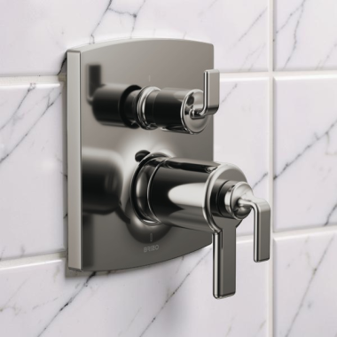 Click here to see  T75P506-BNXLHP Brizo Kintsu and Allaria Pressure Balance Valve Trim with Integrated Three Function Diverter, Brilliance Black Onyx - T75P506-BNXLHP