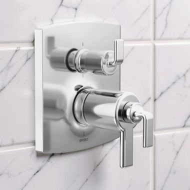 Click here to see  T75P506-PCLHP Brizo Kintsu and Allaria Pressure Balance Valve Trim with Integrated Three Function Diverter, Polished Chrome - T75P506-PCLHP