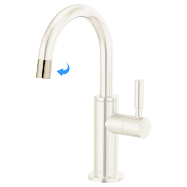 Click here to see Brizo RP101126PN Brizo Litze Spout Tip for Instant Hot Faucet, Polished Nickel - RP101126PN