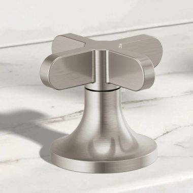 Click here to see  HX5373-BN Brizo Odin Metal Cross Handle Kit for 65375LF-LHP and 65375LF-LHP-ECO Bathroom Faucet Series, ADA-Compliant, Brilliance Brushed Nickel - HX5373-BN