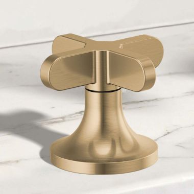 Click here to see  HX5373-GL Brizo Odin Metal Cross Handle Kit for 65375LF-LHP and 65375LF-LHP-ECO Bathroom Faucet Series, ADA-Compliant, Brilliance Luxe Gold - HX5373-GL